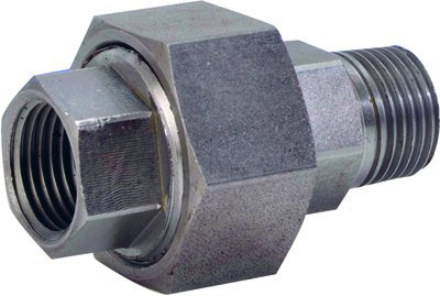609 - Raccord union acier gaz 100 bar.